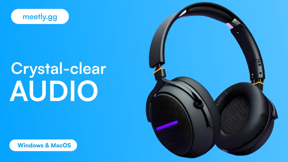 MeetlyGG's tweet photo. 💼 Experience meetings like never before with crystal-clear audio on our app! 

🌐 Whether you're discussing crucial business strategies or catching up with colleagues, every word will come through with precision. https://t.co/YIpjvIbv8E