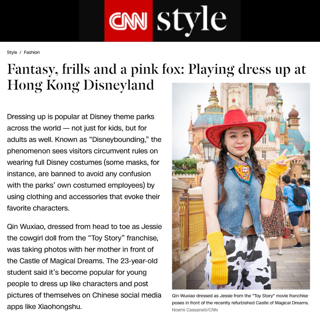 As seen on <a href="/CNN/">CNN</a> Style!

To read the full article, visit cnn.com/2024/07/04/sty…

#disney #disneybound #disneyland #hongkongdisneyland