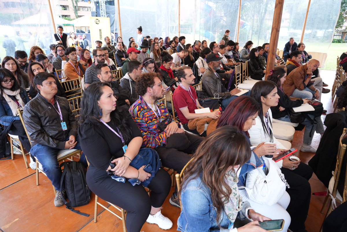 BAM_Bogota's tweet photo. #BAMNow | Conversación ‘INCENTIVO TRIBUTARIO COCREA: UNA OPORTUNIDAD Y MUCHOS BENEFICIOS PARA IMPULSAR PROYECTOS AUDIOVISUALES’ en #BAMQuince https://t.co/Ajw2Lmr78V