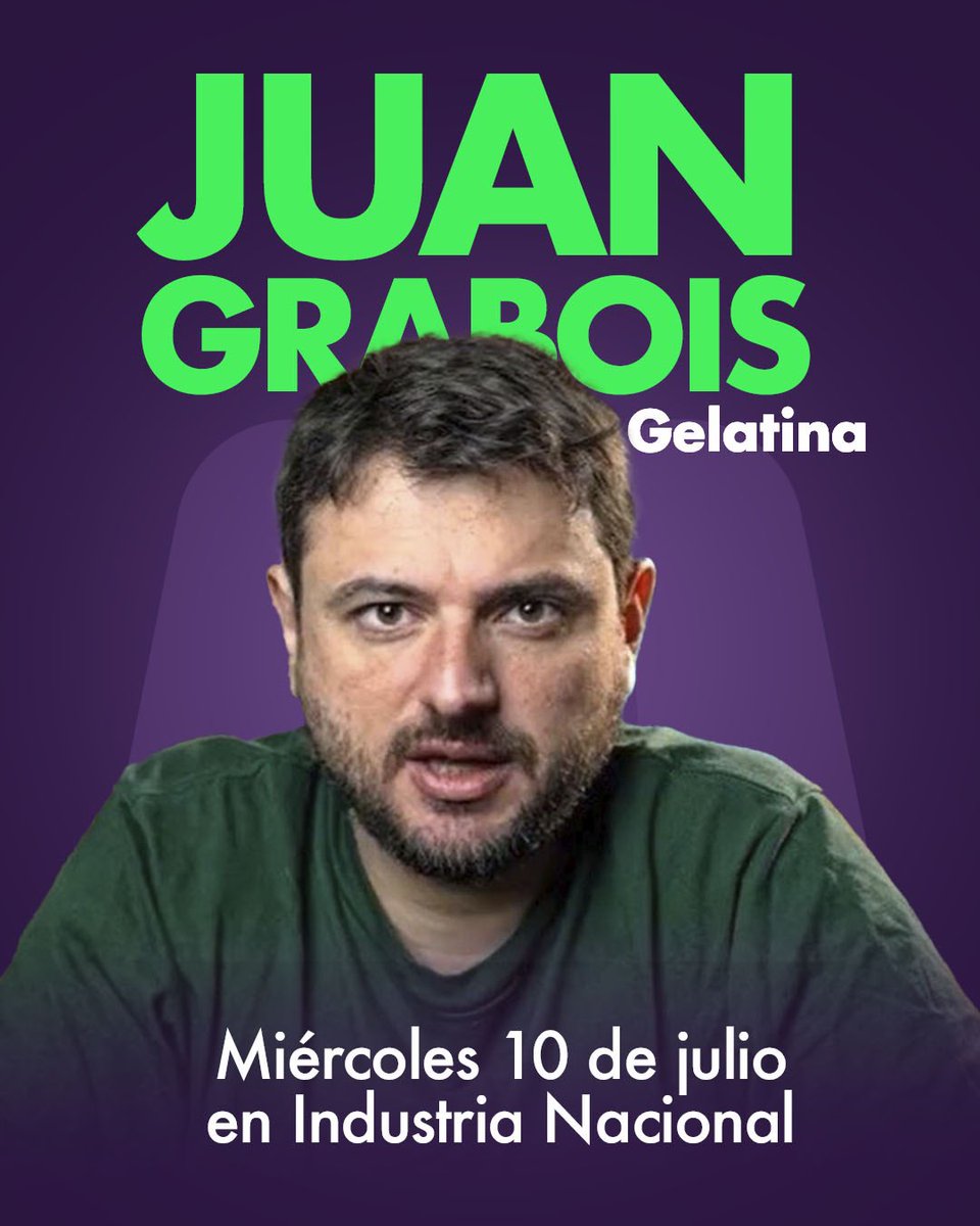 somosgelatina's tweet photo. Mañana viene @JuanGrabois a Gelatina https://t.co/0TP70m6sXn