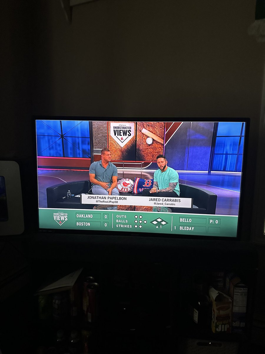 GunnersinRed's tweet photo. @Section10Pod @NESN  Gonna be a great Tuesday with unobstructed views with @Jared_Carrabis and @TheRealJPap58!! LFG!!! https://t.co/vi03kAlw9o
