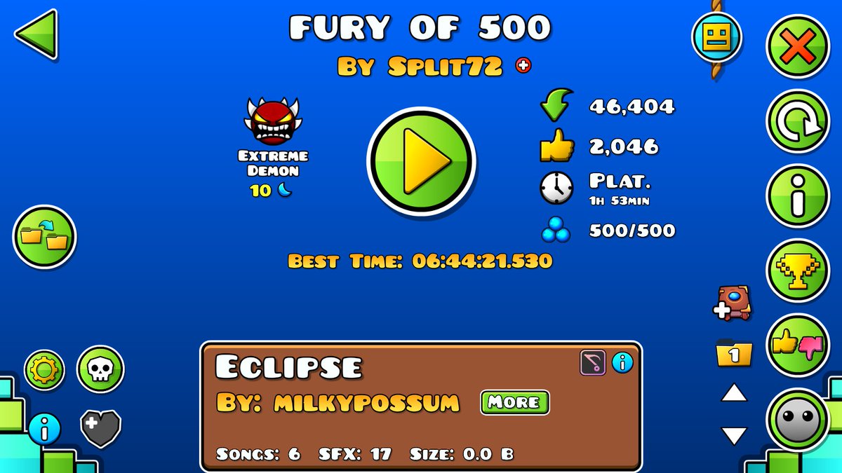 joosh3k's tweet photo. I beat Fo500 today
also I have 65 and 19-100 on xo now https://t.co/pykfMruKez