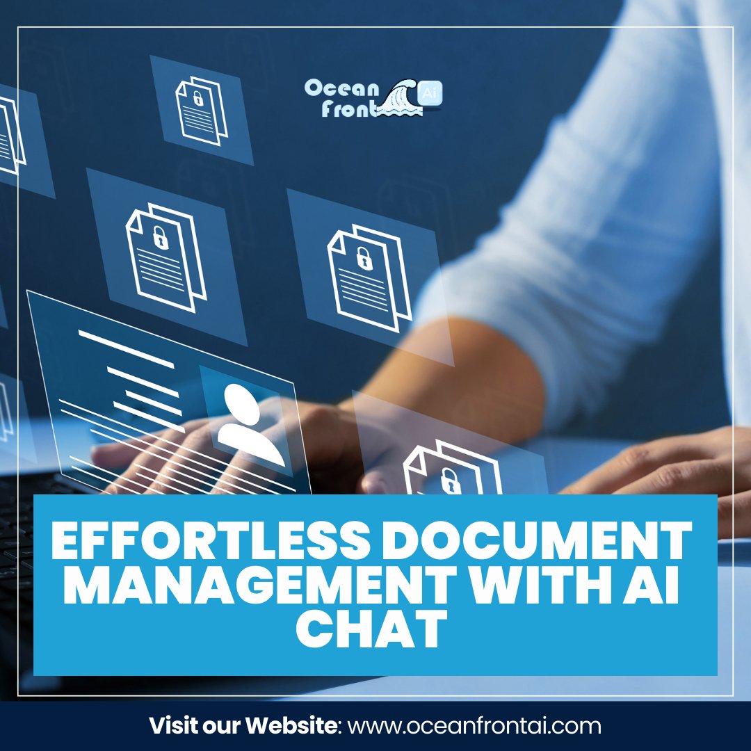 OceanfrontAI's tweet image. Simplify your document management with AI Chat for PDF and CSV. Streamline your workflow and enhance productivity.

Learn how at oceanfrontai.com. Get organized now! 💡

#AIDocumentManagement #PDFTools #CSVSimplified #TechEfficiency #AIChat #ProductivityBoost