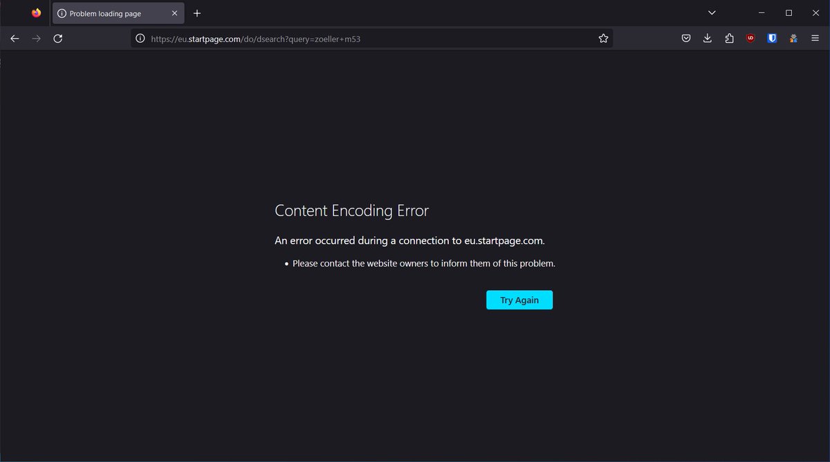 0nStreams's tweet photo. @startpage @StartpageAssist fix your website https://t.co/6jKa3qeVTm