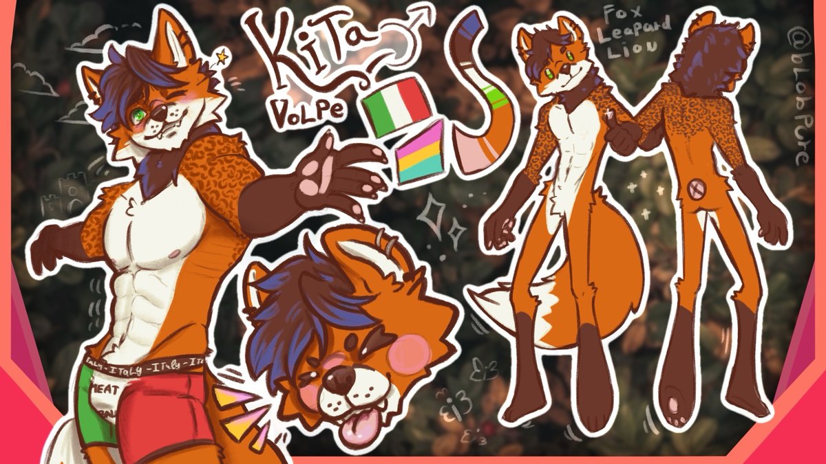 Kita kitsune's refsheet!!!
that italian FAGiol