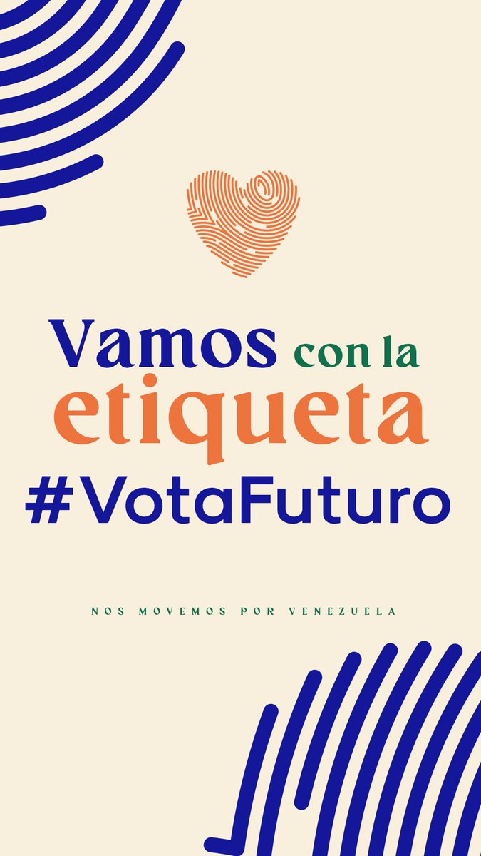 Nuestro amor a Venezuela se siente cada día más. Tenemos la claridad para ver de forma crítica pero también constructiva, las transformaciones que debemos hacer. 

Vamos a construir juntos y juntas la Venezuela que anhelamos. 

¡ #VotaFuturo !🫶🏼