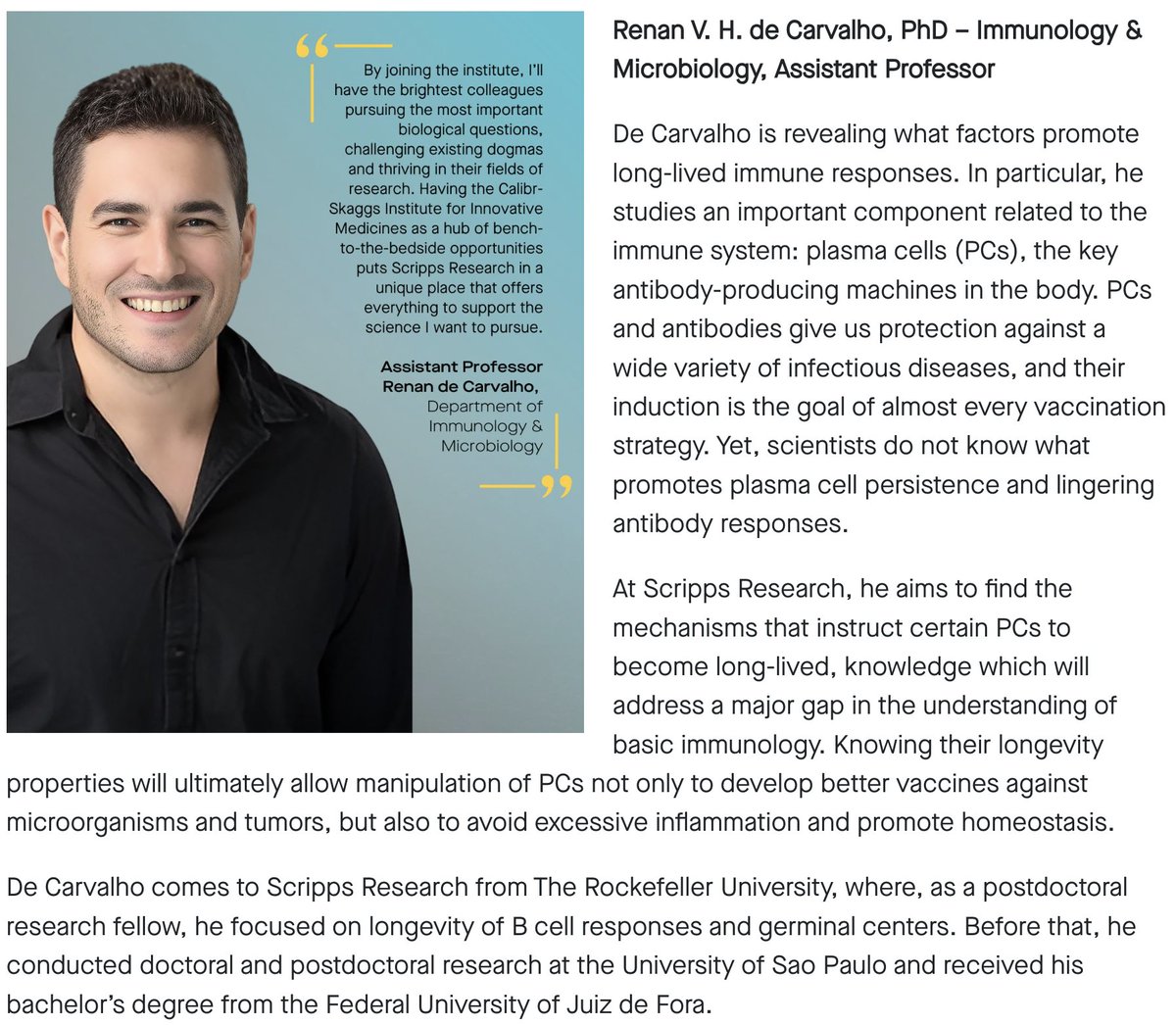 Exciting times ahead <a href="/scrippsresearch/">Scripps Research</a>!