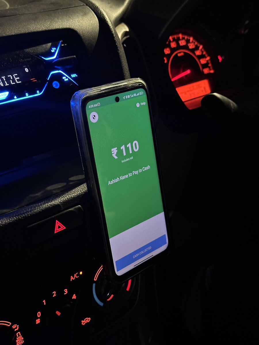 AshishKene's tweet photo. @Olacabs @ola_supports If Any Extra cash payment is out of your Ola Eco System then why it was showing 110 extra amount after ending the trip in your drivers Phone when I already paid the estimated amount by gpay before ending the trip. https://t.co/L0C02kA0S5