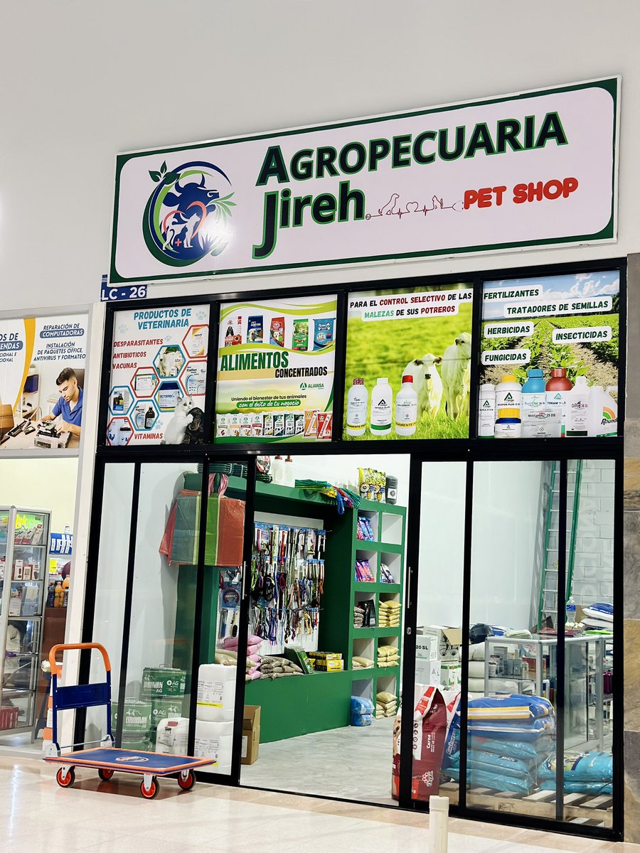 GRAN_TERPA's tweet photo. 📣 ¡Agropecuaria Jireh abre sus puertas en la Gran Terminal del Pacífico! 🌾🐾

Visítalos y encuentra una amplia variedad de productos para tus animales. 

#lagranterminaldelpacifico #choluteca #lagtp https://t.co/JAQwwlJBtD