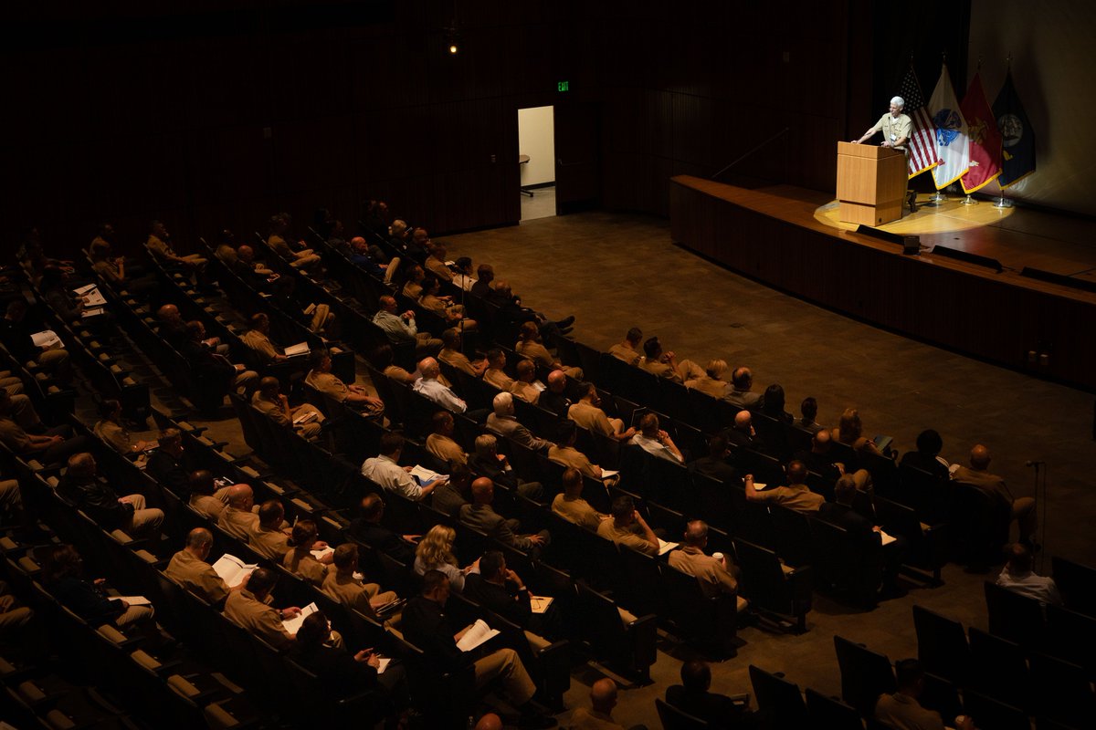 NPS_Monterey's tweet photo. The second annual Naval Space Summit is underway at NPS, with senior @DeptofDefense leaders convening this week to discuss the latest issues and opportunities facing the @USNavy, @USMC and DOD in the space domain.

Read more: https://t.co/bwNFo3DVet https://t.co/LN3gaB6HJr