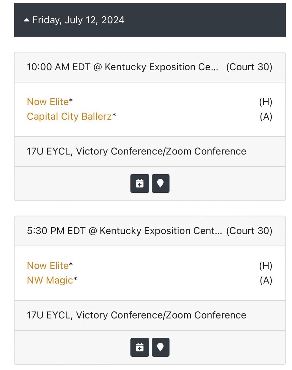 BreeSexton2's tweet photo. Here's my teams Run 4 The Roses schedule!! *Now Elite* https://t.co/IuxtkkhbIF