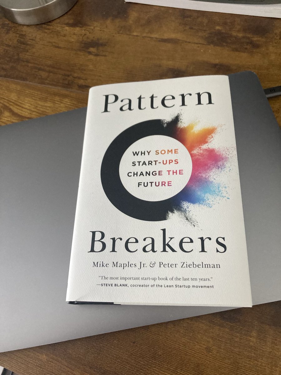 Just arrived. Stoked for this read ⁦<a href="/m2jr/">Mike Maples, Jr</a>⁩ ⁦<a href="/localvc/">Peter Ziebelman</a>⁩