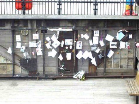 Save_IantoJones's tweet photo. Ianto’s Shrine looking better than ever after 15 years (2009, 2011, 2019, 2024). I think it’s time for #IantoJones to permanently come back to life post-COE! Thanks to @wallforianto &amp; @chinadO1172 for the 2009 &amp; 2024 pictures!  #SaveIantoJones #savethecoffeeboy  #sij15 https://t.co/mk6Ktw58oV