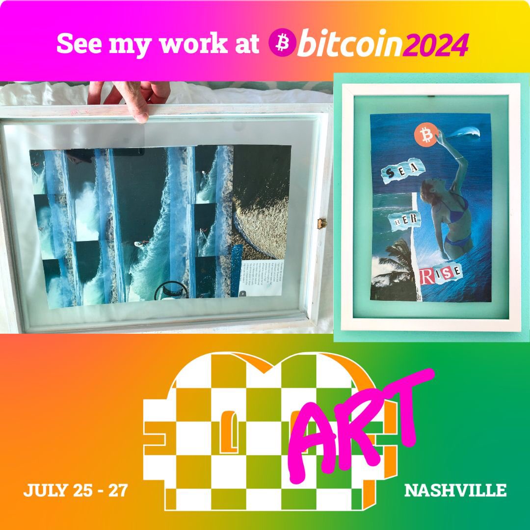 SEAisMEDICINE's tweet photo. Miraculous Monday !
Some of the Aloha Iโll be sharing @TheBitcoinConf #B24Gallery #BitcoinBazaar https://t.co/EAcXk6ZZ3D