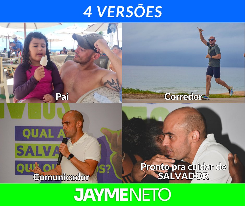 jaymeqneto's tweet photo. Eu, como #geminiano , tô achando pouco #4versões ! 😂

Agora, me diga aí: Qual dessas 4 versões combina mais comigo? 👇🏼

#JaymeNeto #Jayminho #SalvadorMeuAmor💙💚 #Pronto #Preparado #Querendo https://t.co/ZisFJoRRtO
