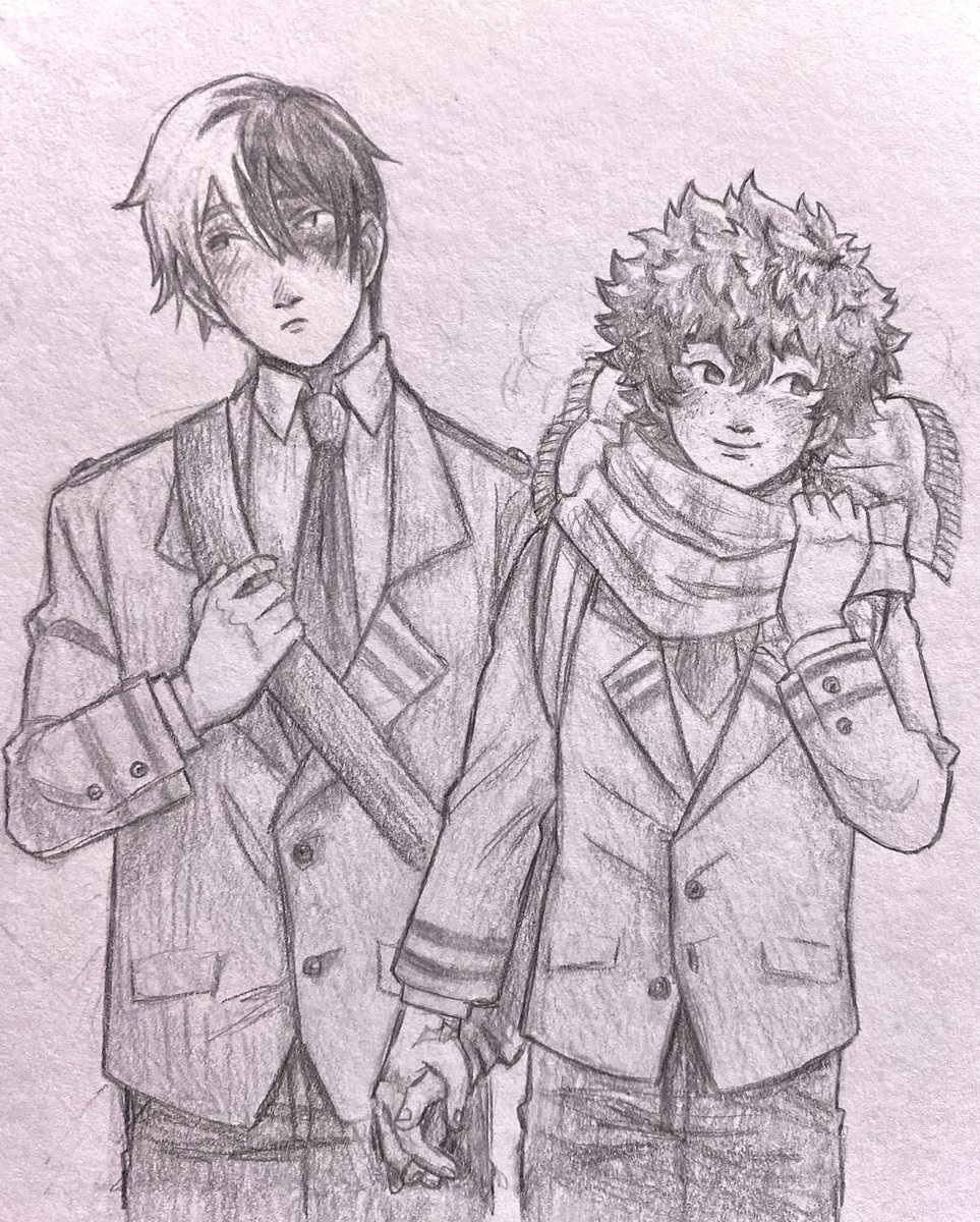 mewmewdoppio's tweet photo. Doodle of the favorite guys ever #tododeku https://t.co/PajTVdenfh