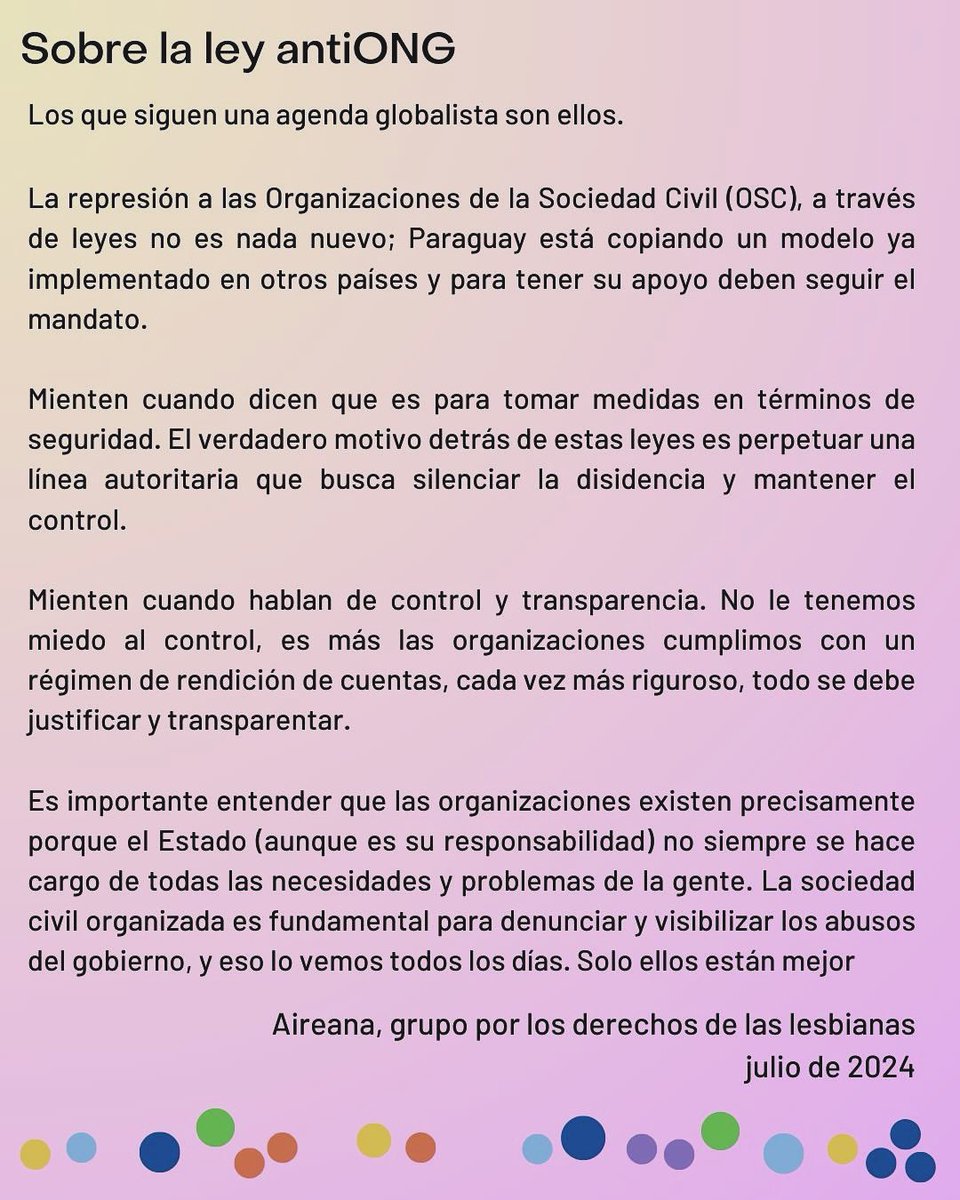 Paraguay ¿Cada vez más cerca de una dictadura? A estar atentxs. ⚠️