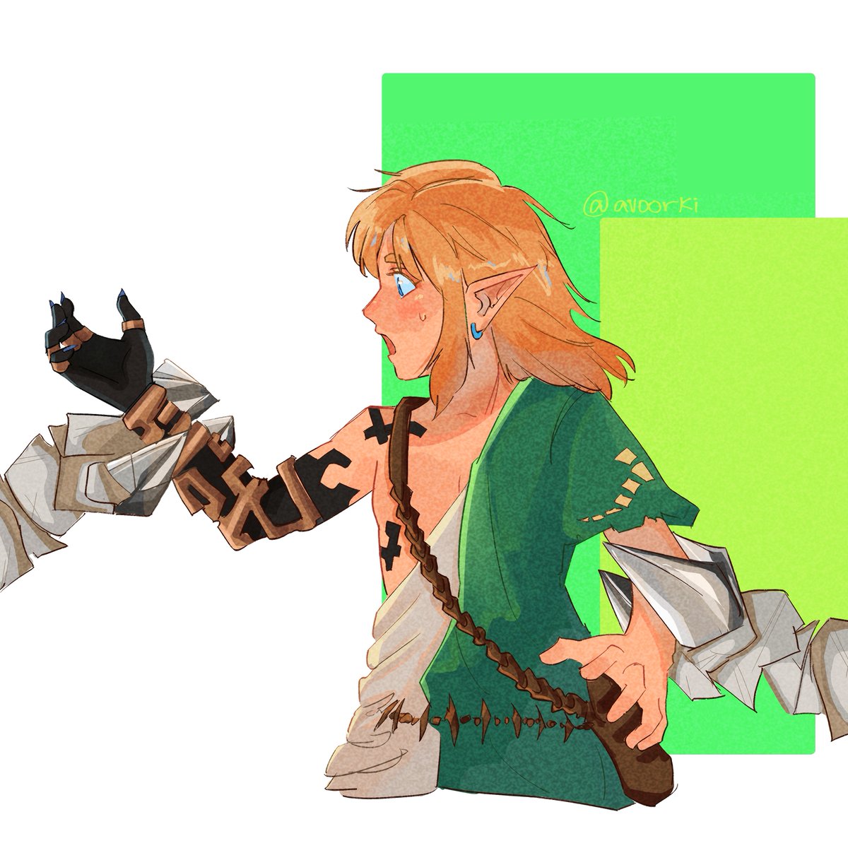 avoorki's tweet photo. LOVEE this scene of link so i had to redraw 
#thelegendofzelda #linkfanart #linkzelda #art #fanart #artist https://t.co/2QKIOH1V75