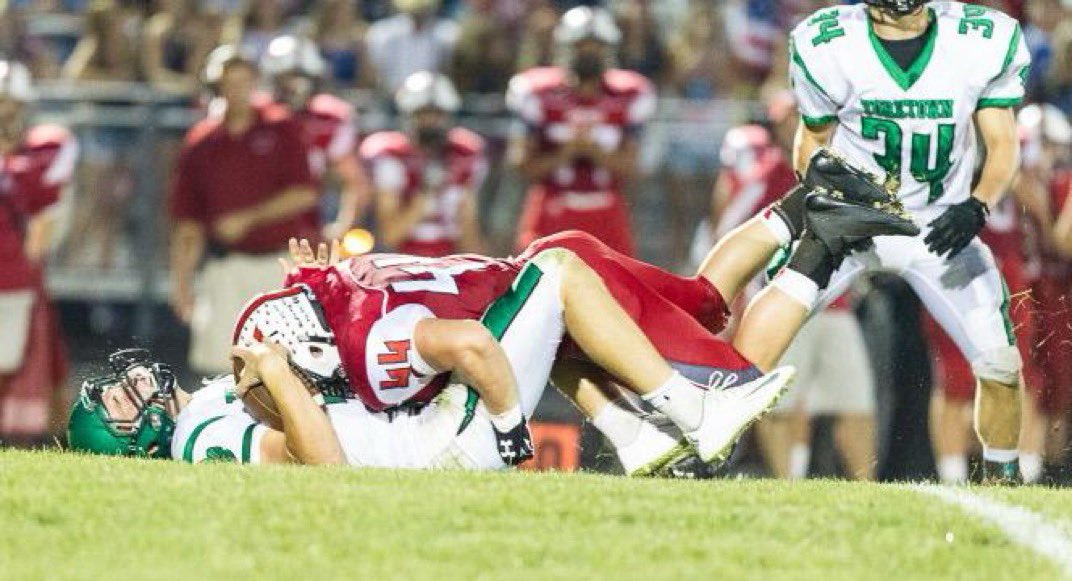 NPCoachRalph's tweet image. Sterling Curran, LB - 2014 (1st Team AP All-State, Team Captain) 157 Tackles, 32 TFL, 8 sacks, 5 FF, 3 FR, 1 INT. #44Days