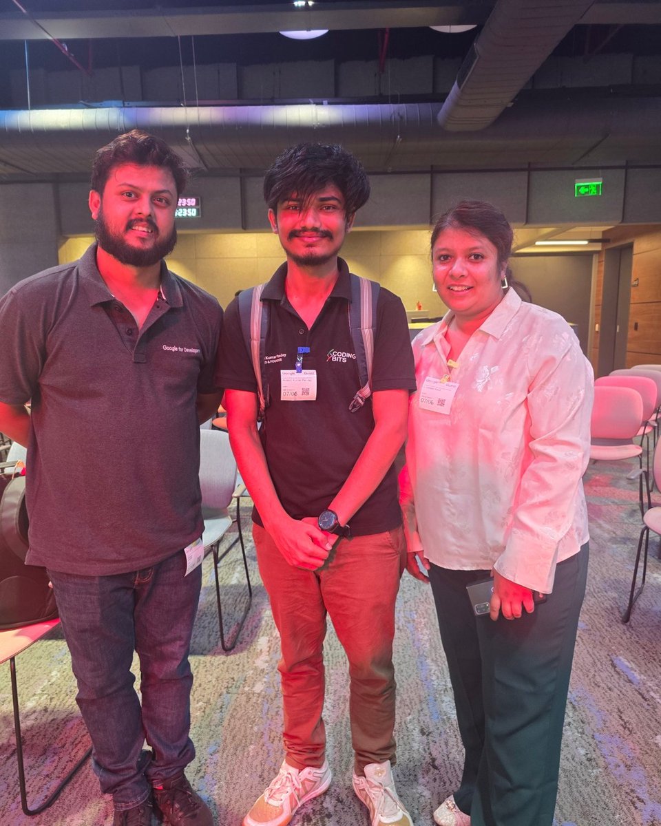 adarshpandey191's tweet photo. 🌟 Attended the GDG New Delhi I/O Event! 🌟
It was an amazing experience! 🚀
My company, Coding Bits, was also part of this fantastic collaboration.

Thank you Arpan Garg Sir 😊 

Overall, it was a day full of learning, networking, and inspiration. 

#Google #gdgnewdelhi #event https://t.co/AIXV5c2Mtw