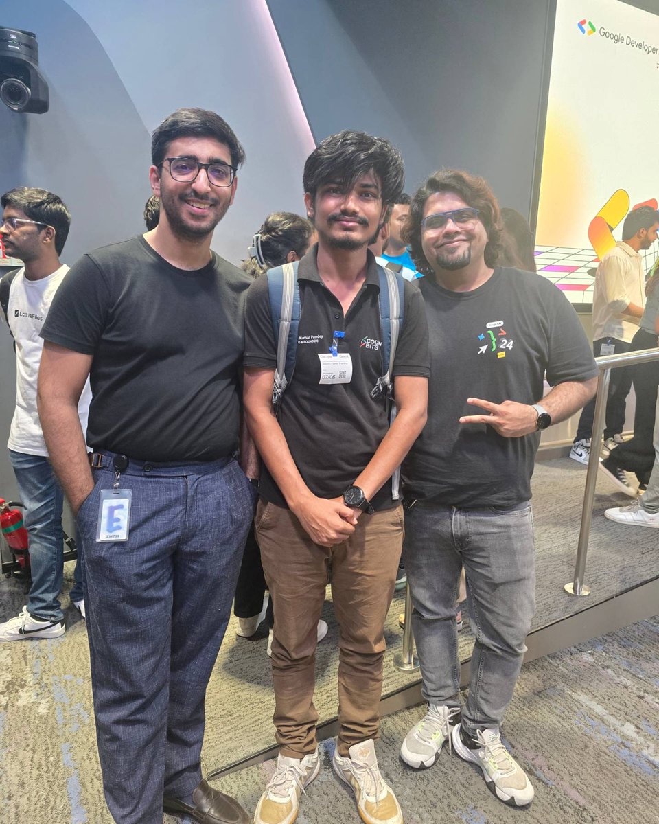 adarshpandey191's tweet photo. 🌟 Attended the GDG New Delhi I/O Event! 🌟
It was an amazing experience! 🚀
My company, Coding Bits, was also part of this fantastic collaboration.

Thank you Arpan Garg Sir 😊 

Overall, it was a day full of learning, networking, and inspiration. 

#Google #gdgnewdelhi #event https://t.co/AIXV5c2Mtw
