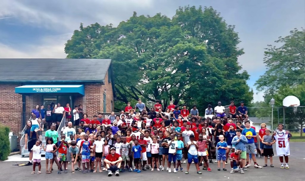 tj_football's tweet photo. Awesome day with the Boys &amp; Girls Club of Frederick! 2nd year in a row our program was able to spend the day playing sports and having a blast with their kids! All in for the Frederick community! https://t.co/8JBGrZD4YJ