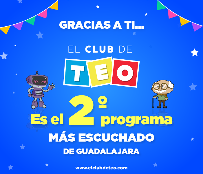 ElClubdeTeo's tweet photo. 🎉 Nos han convertido en el programa más escuchado en Guadalajara. 🙌 Su apoyo y sintonía nos motivan a seguir trayéndoles lo mejor cada día. 🎧 
¡Gracias por ser parte de nuestra familia! ❤️📻

#ElClubdeTeo #ÁtomosBrillantes https://t.co/UUw2D6GjMY