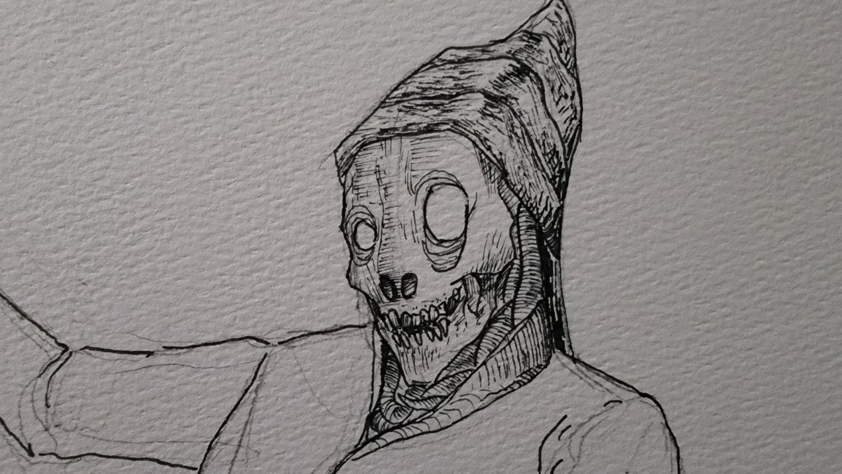 _nesticle's tweet photo. Been sketching more lately 

#art #sketch #horror #spooky https://t.co/m8mDHQRInd