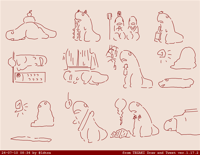 毎月もうむり #tegaki_dt