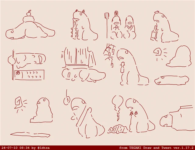 毎月もうむり #tegaki_dt