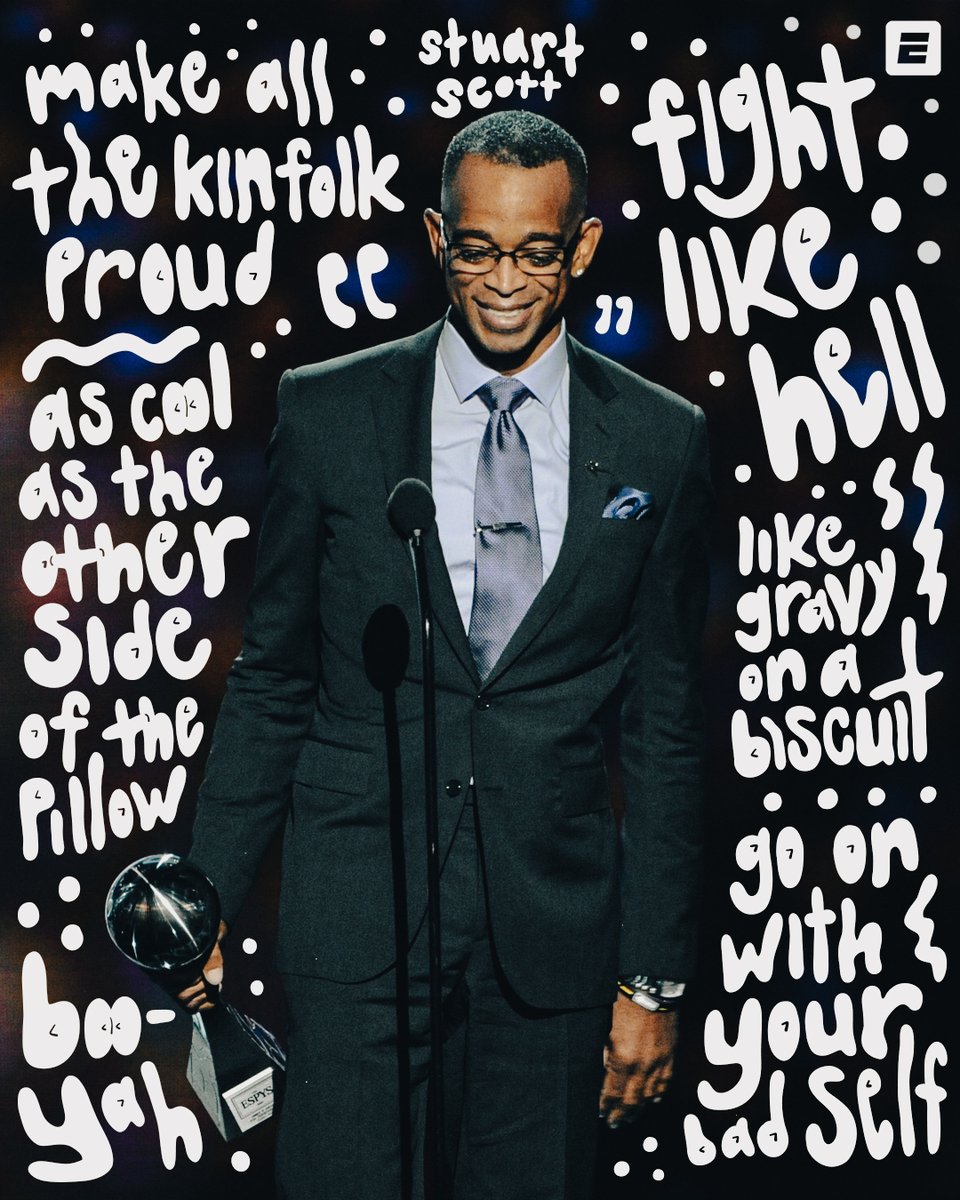 espn's tweet photo. The legacy of Stuart Scott lives on ❤️ https://t.co/se3dAS0ybp