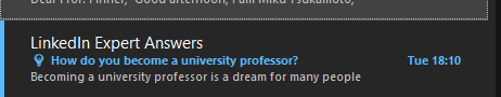 I sometimes need to remember this... being a prof was my dream. Now though... not so much