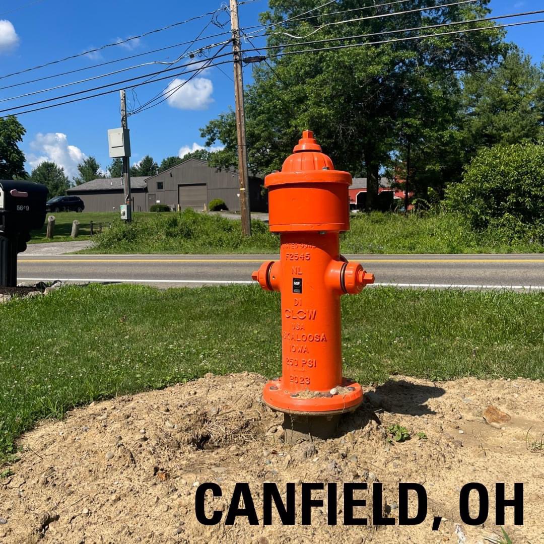 On a recent trip to Ohio, Louisiana/South Texas <a href="/KennedyValve/">Kennedy Valve</a> &amp; <a href="/mh_valve/">M&H Valve Company</a> District Sales Manager - David Bobby spotted this new Clow Medallion iHydrant™.  Canfield has joined the many other water utilities across the US and Canada utilizing our viable water solution!