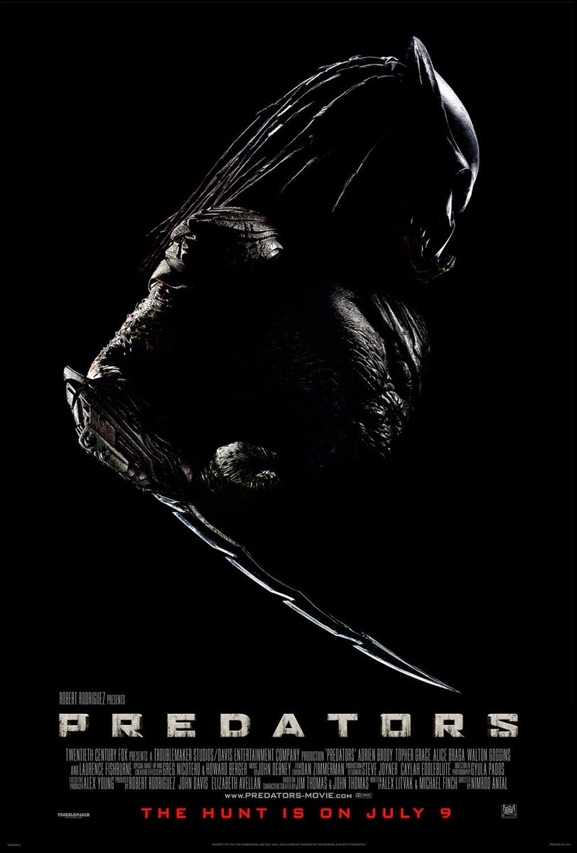 spooktober310's tweet image. #100DaysOfHorror
Day 51
Predators
2010
Nimrod Antal