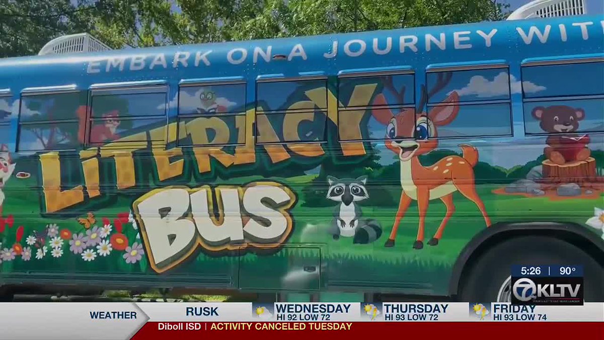 KLTV7's tweet photo. Tyler ISD Literacy Bus provides books to tackle ‘summer slide': https://t.co/dVGmvOxJYW #tylerisd #tylertx #literacy https://t.co/bnkf6yZqQI