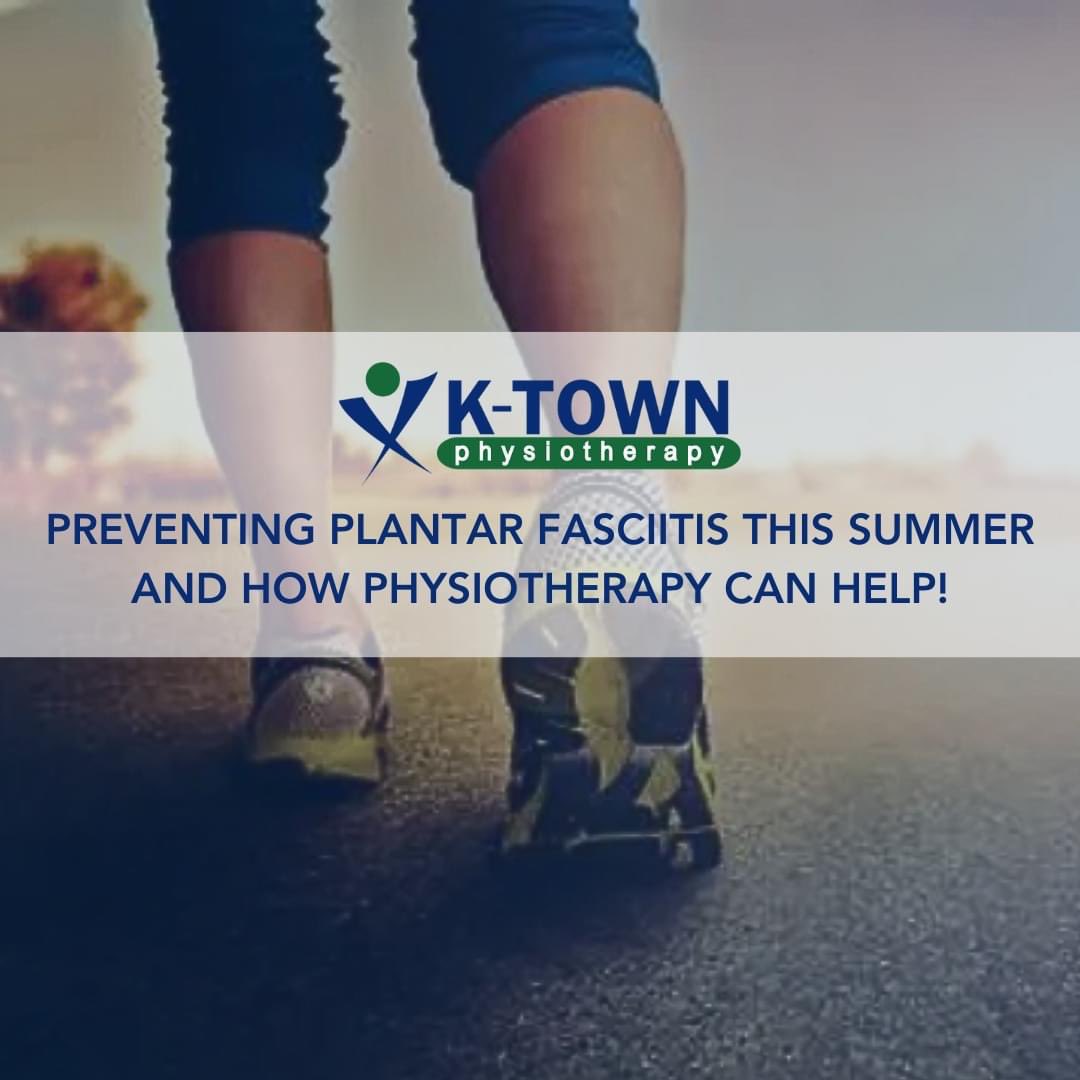 ktownphysio's tweet photo. Summer is Here! Don’t Let Foot Pain Hold You Back! 🌞 Warm weather means more outdoor fun, but did you know it can also mean new stresses on your feet? 🏃‍♂️👟 Discover how to prevent plantar fasciitis with our expert tips! Read the blog now: https://t.co/wEoSWo1fgV https://t.co/kfv4TrkyeR