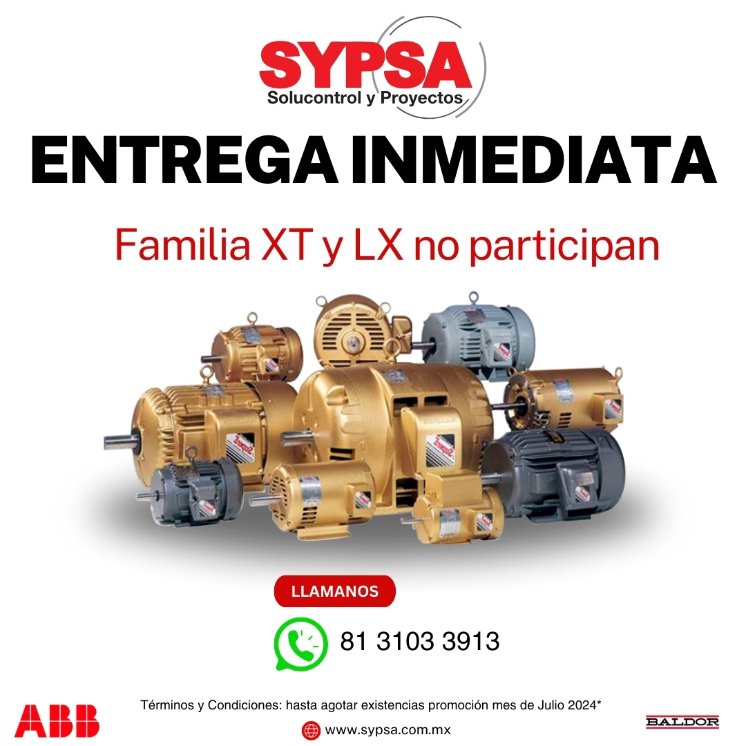 🔥Descuentos📢 

Aprovecha nuestras ofertas 💸 en Motores 🅰️🅱️🅱️ 📱 81 3103 3913 👩🏻‍💻 📧contacto@sypsa.com.mx 🌐 sypsa.com.mx #sypsa #abb #automatizacion #drives #variadoresdefrecuencia #convertidoresdefrecuencia #motor #drives #promociones #sale #descuentos