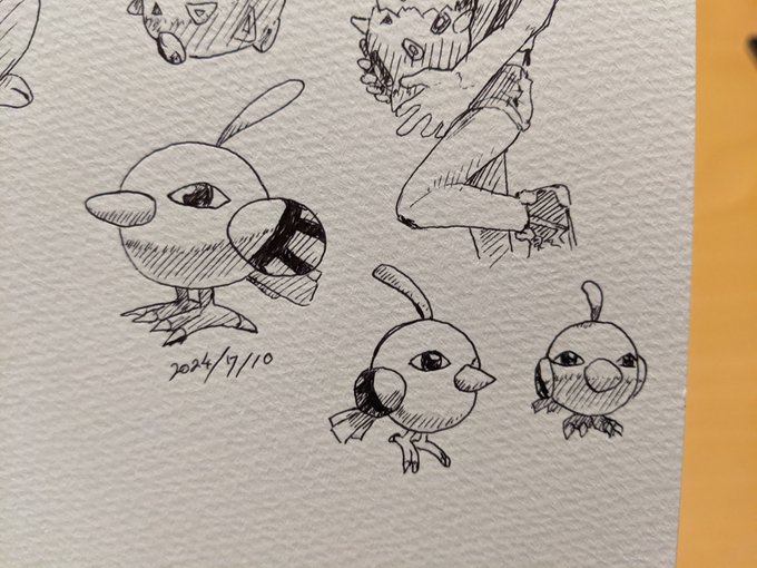 ネイティ とにかく目力強いなあ、の印象 今見ると可愛く感じられる 歳を取ると良さがわかることあるあるよね カキカキ。 