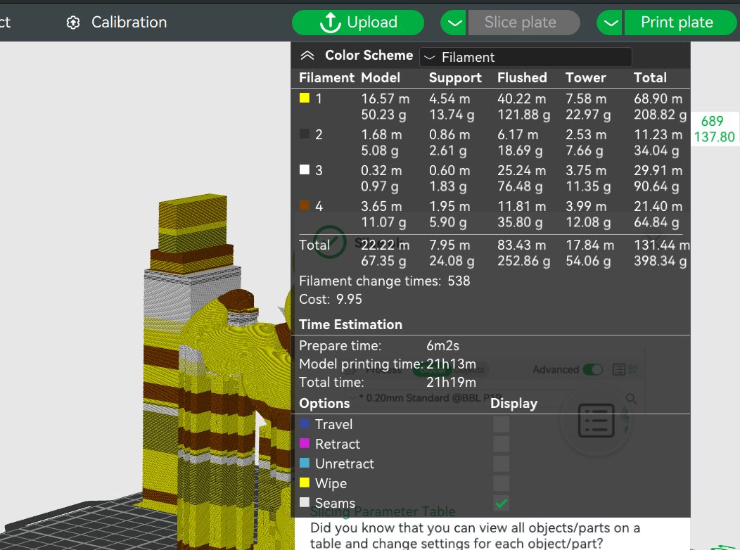 shieldwolfei's tweet image. This buff beepu takes over 21hrs to print