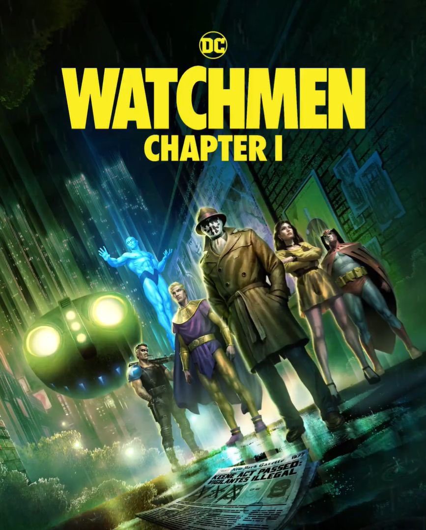 DiscussingFilm's tweet photo. First poster for ‘WATCHMEN: CHAPTER 1’

Trailer releases tomorrow. https://t.co/8Oq0EKunaF