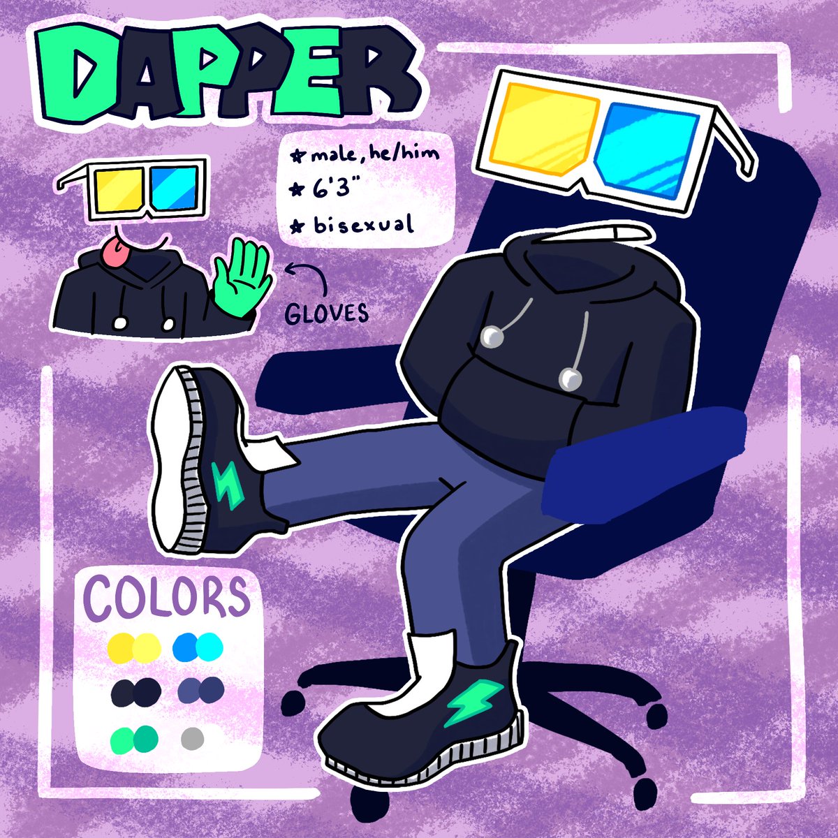 ohso_dapper's tweet image. The persona vs the irl human