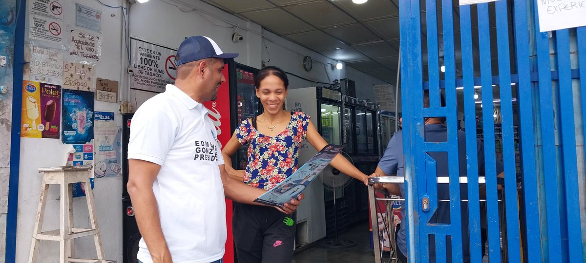 MonagasAD's tweet photo. Desde el sector 23 de enero parroquia San Simón, municipio Maturin. En un casa por casa seguimos trabajando por la democracia y enseñando a la gente a votar para este 28 de Julio @EdmundoGU llegue a la presidencia de nuestro país. 
#VamosAGanar https://t.co/KpXUuOB75z