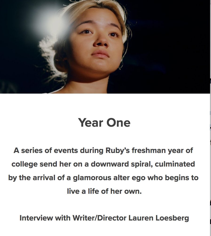 We interview YEAR ONE Writer/Director Lauren Loesberg #yearonefeature <a href="/BFFfestival/">Bentonville Film Festival</a> 

wearemovingstories.com/we-are-moving-…