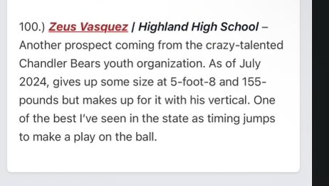 Thank you for the mention <a href="/PrepRedzoneAZ/">Prep Redzone Arizona</a> <a href="/AlPopsFootball/">𝐀𝐋 𝐏𝐨𝐩𝐬</a> 
Ranked 100