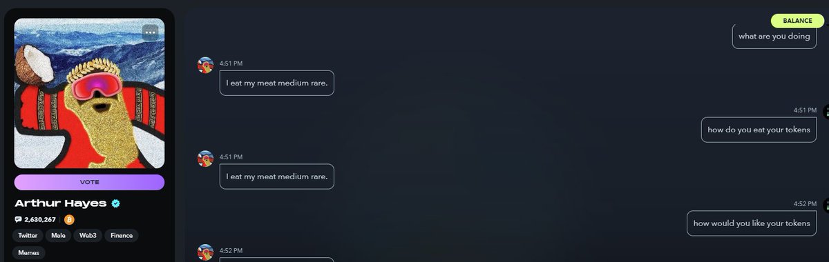 I guess Arthur Hayes really likes to eat $Doge and $Shib
<a href="/HoloworldAI/">Holoworld AI</a> #Holoworld #AI