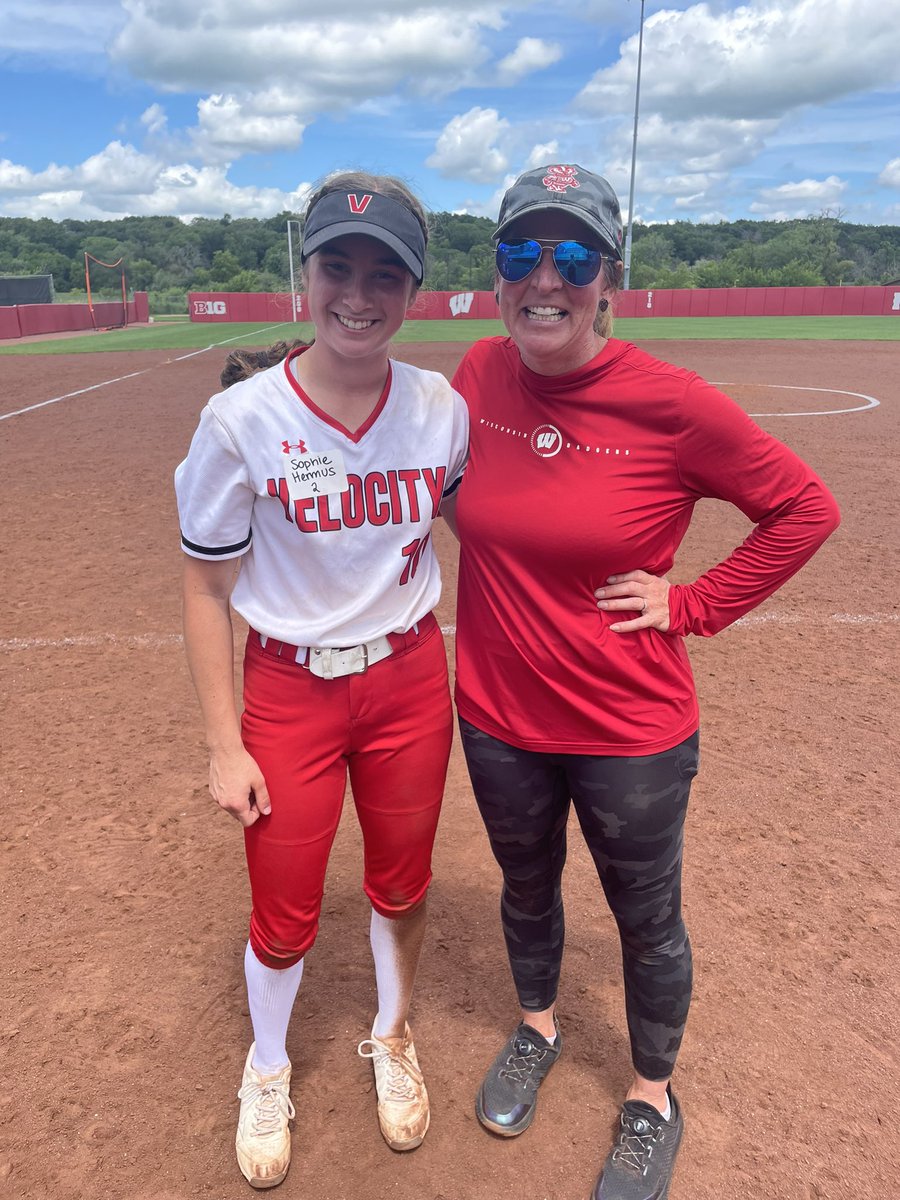 Thank you so much <a href="/BadgerHealy/">BadgerCoachHealy</a>, <a href="/dzym6/">Danielle Zymkowitz</a>, Coach Robert’s and the players for an amazing camp yesterday!! Loved learning new things to help me improve!!