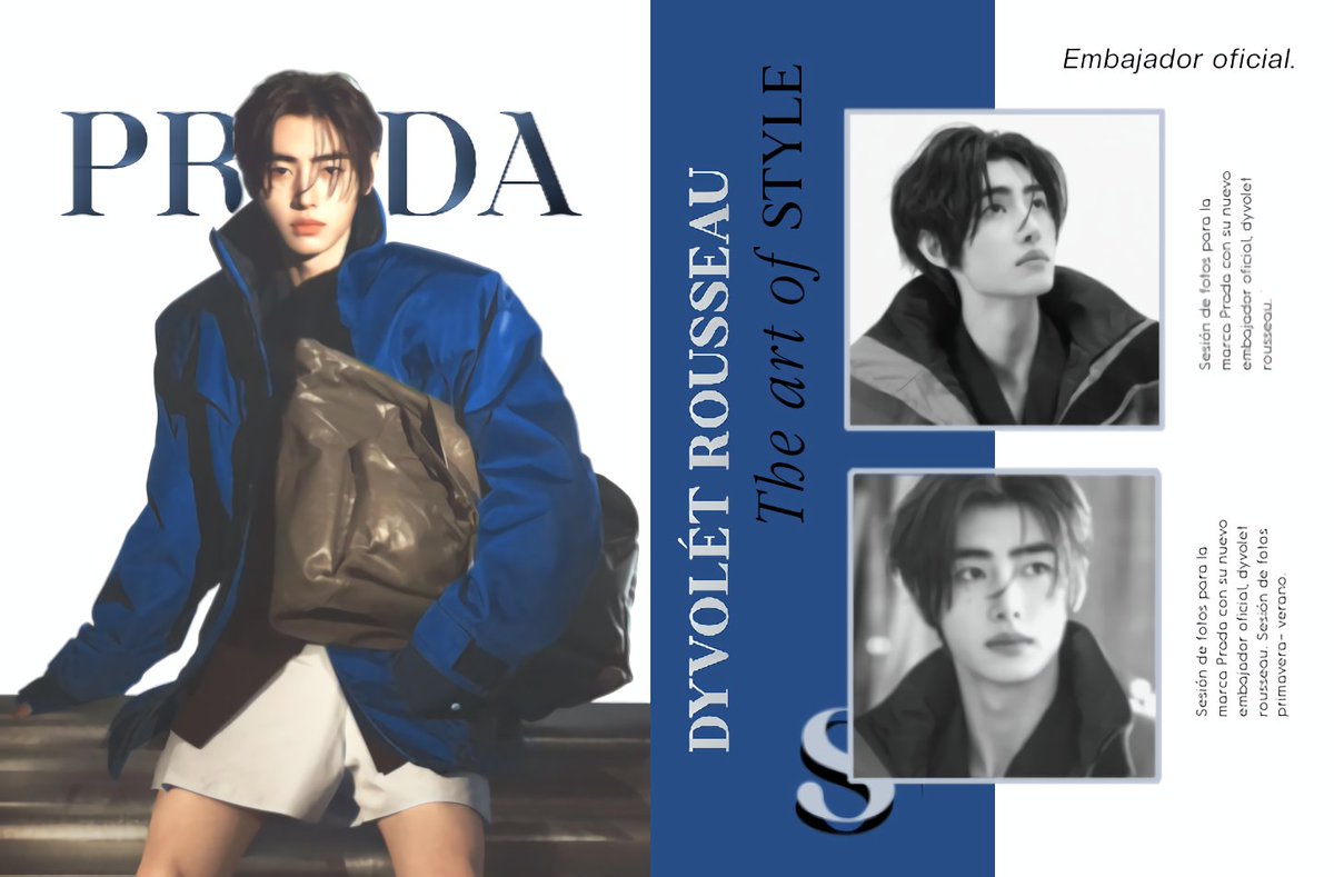 ㅤ  

            ✱    DYVOLÉT ROUSSĒAU 
ㅤㅤ   𓈃  EMBAJADOR 2024

#PRADA ،͟، 
#MODEL ،͟، 
ㅤㅤㅤㅤㅤㅤㅤㅤㅤㅤㅤㅤㅤ
