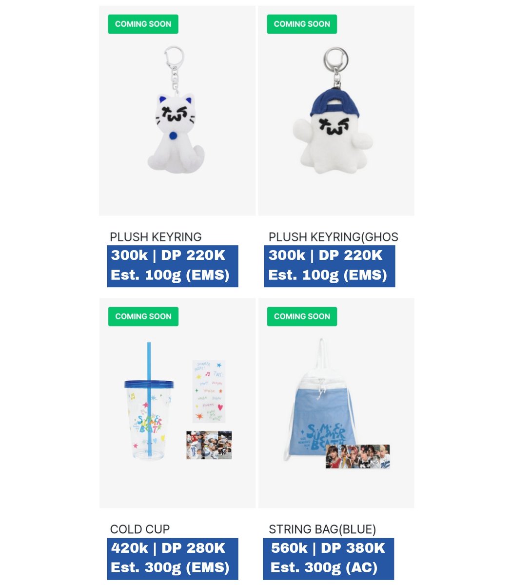 vjongyu's tweet photo. [PO TWS : 2ND MINI ALBUM 'SUMMER BEAT!' OFFICIAL MERCH]

💰 Detail harga tertera pada gambar

Bisa bookslot/cicilan DP s.d. arrived INA (Limited Slot)

‼️Harga bisa naik/turun tergantung berat

📍Tangsel
✅ GO Line
✅ Shipping+Tax
✅ Pelunasan CO 🍊
❌ Packing+Admin 🍊 https://t.co/B4ypVheVRw