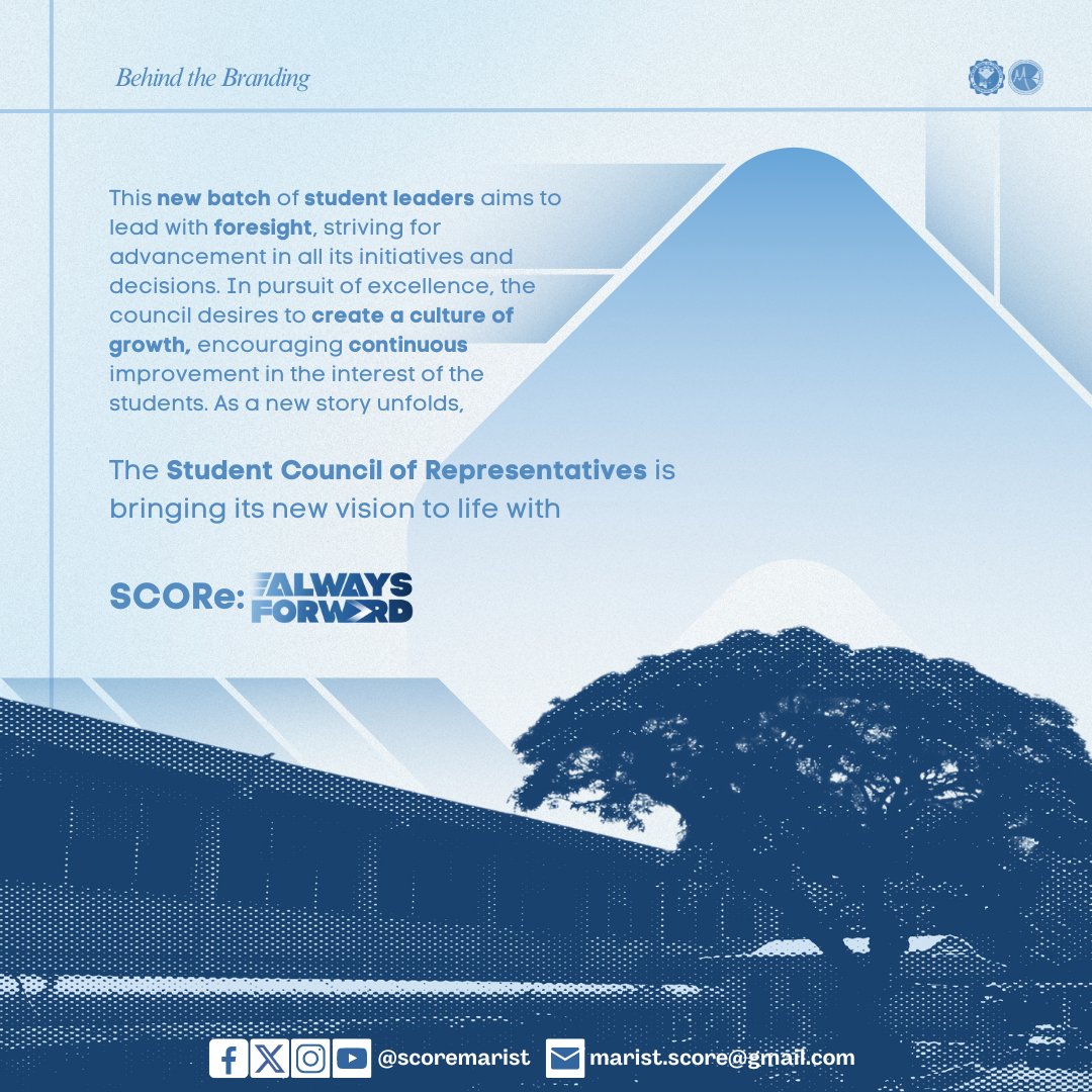scoremarist's tweet photo. Step into the future with a vision that transcends limits. We are driven by an unwavering spirit to explore new frontiers and seize every opportunity. We present the council's new branding, "SCORe: Always Forward"  
#AlwaysForward➡️
#BrandingLaunch25 https://t.co/inJs3T0JG6