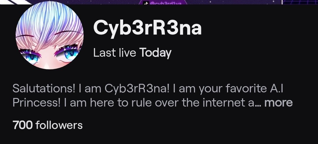 CyR3ina's tweet photo. WOOOOO!!! 700 FOLLOWERS!!! LETS GOO!!!
Thank you all for putting up with my lewd and crazy shenanigans! I am very grateful for my community, friends, mutuals and loved ones! Without you all, none of this would be happening! 🥺💙
#Vtubers #Vtuber https://t.co/2fxMSRcYbO